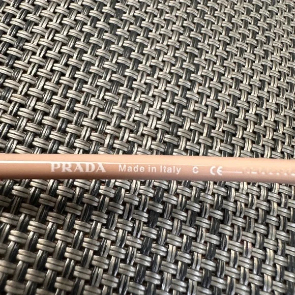 Prada women’s Sunglasses with white & tan frame. - Picture 6 of 7